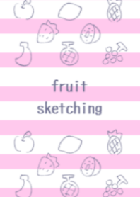 fruit sketching