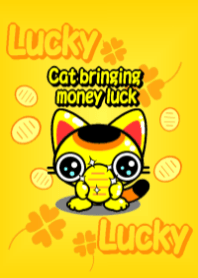 幸運を招く金色招き猫２