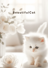 Beautiful Cat-LOVE FLOWER 20