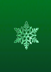 Winter symbol Green Blue