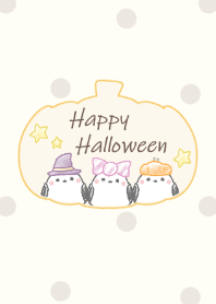 Shimaenaga Halloween -beige- dot