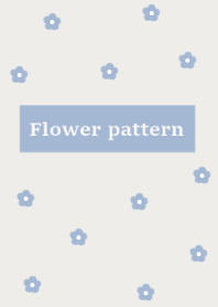 flower pattern #ivoryblue