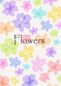 Colorful and happy flower pattern2.