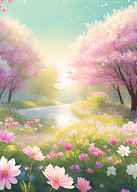 Beautiful real scenery(Spring-657)