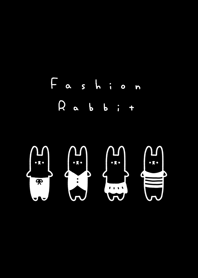 Fashion Rabbits(line)/black