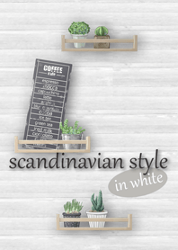 Scandinavian style in white