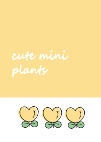 Cute mini plants (Yellow version)
