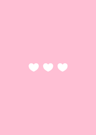 simple heart - pink