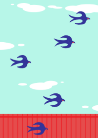 Swallow red roof