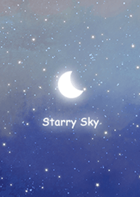 星空(月亮 星星)-晚上的天空特別美麗