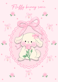 Fluffy bunny rosie (pink)