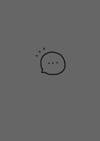Dark gray and simple handwr...
