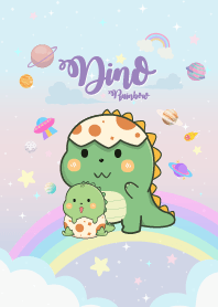 Dino Rainbow Pastel