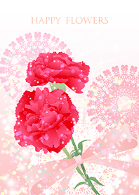 Happy Flowers - Carnation -