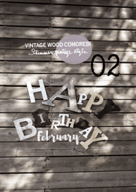 2.Comorebi HAPPY BIRTHDAY in FEBRUARY