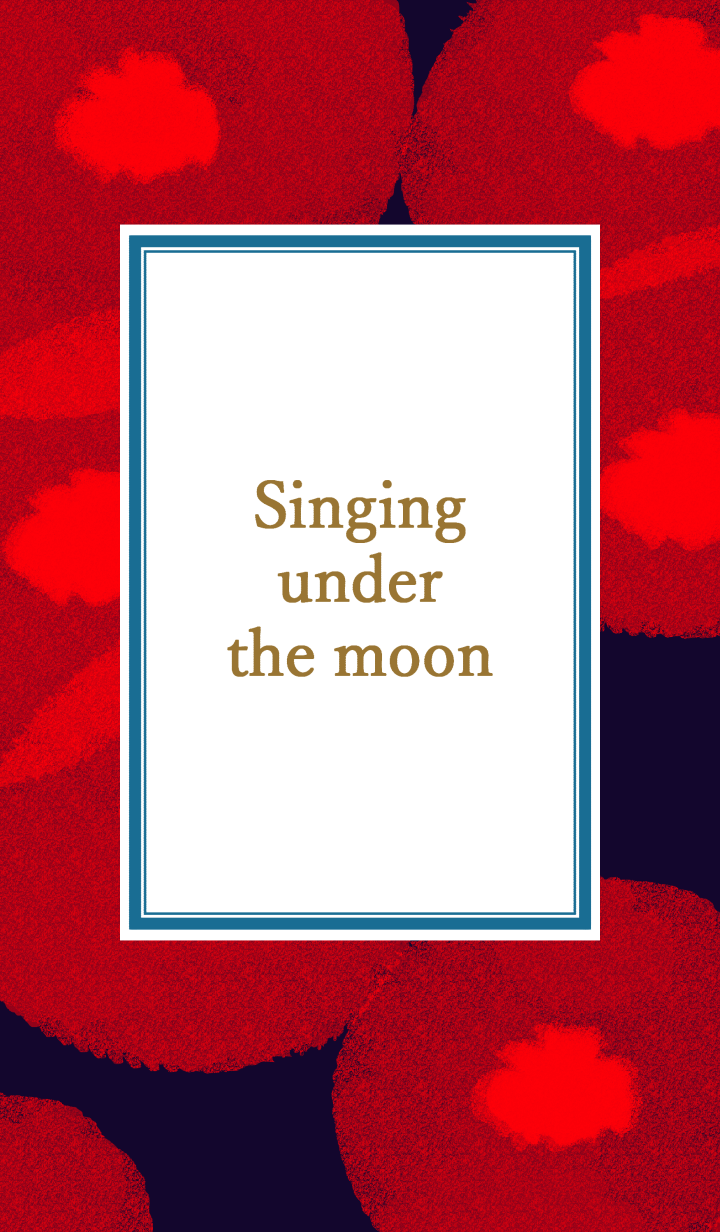 Singing under the moon 09 #illustration