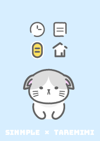 スコティッシュフォールドのイラスト