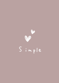 Adult cute dull pink. heart.