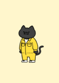 Coveralls black cat 03.