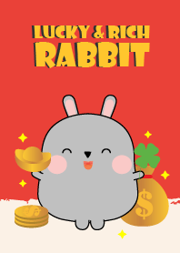 Lucky & Rich Grey Rabbit