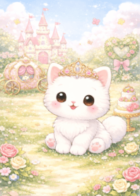 cute cat with soft fluffy pink fur 3_58