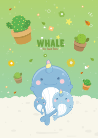 Whale Unicorn Cactus Farm Lovely