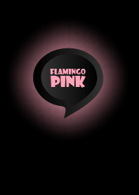 Flamingo Pink Button In Black V.4