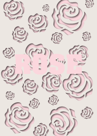 Cutting picture of BEIGE & PINK