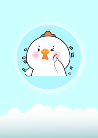 Simple So Lovely White Chicken Theme