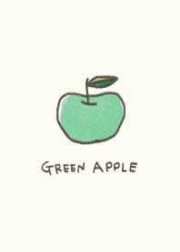 loose green apple
