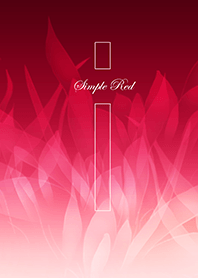 Simple Red ~beautiful Flower petal~