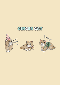 gingercat8 - pale yellow