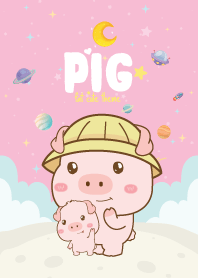 Pig Lover Galaxy Pink