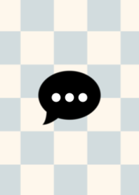 Blue and white grid theme