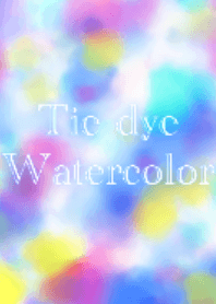 Tie dye watercolor