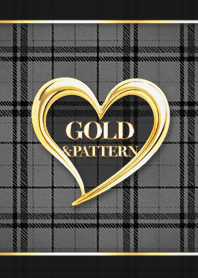 Gold Heart - Plaid  - 01 M-02