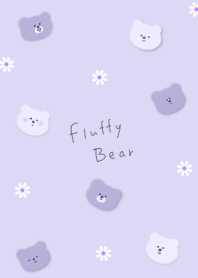 lilac Fluffy Bears and Daisies 04_2