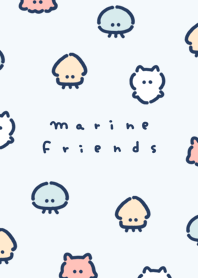 Marine Friends. (pattern) 018.