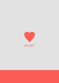 Simple Heart//Red&Sweet Gray 03