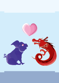 ekst Blue (Pig) Love Red (Dragon)