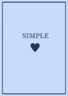 SIMPLE HEART=lightblue navy=(JP)