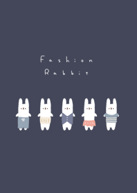 Fashion Rabbits /navy beige