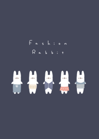 กระต่ายแฟชั่น /navy beige