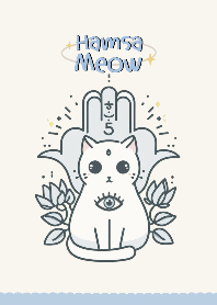 Somehoww : HAMSA MEOW x EVIL EYE (Blue)
