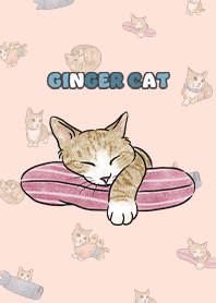 gingercat4 / peach pink