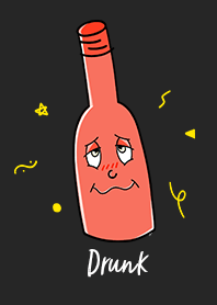 酒醉的酒瓶
