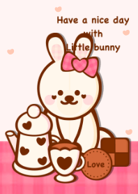 Tea time with bunny 3