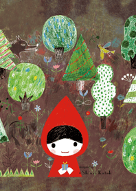 Red hood in the forest