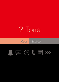 2TONE - Red & Black -