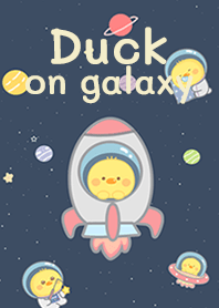 Duck on galaxy!
